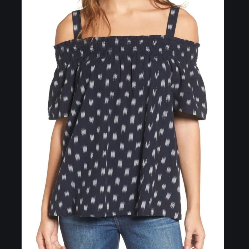 CURRENT/ELLIOTT Madeline Cold Shoulder Top 1970